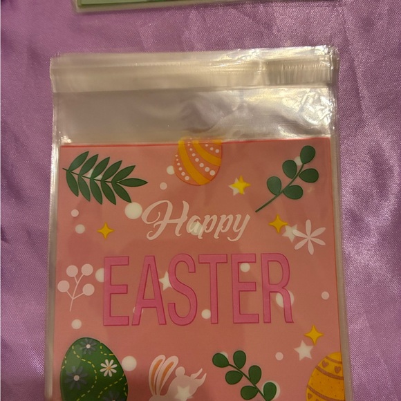 Lg Easte Bundle-Favor Bag (80) Lg Favor Bag (50) Door Cover-Basket Grass-Sticker - Picture 6 of 16